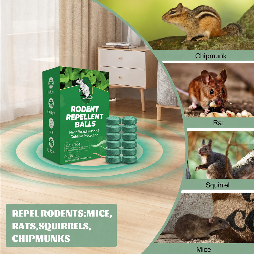 🐀 50% OFF NOW!⚡Bio-Shield🟢Rodent-Insect Repellent Tablets
